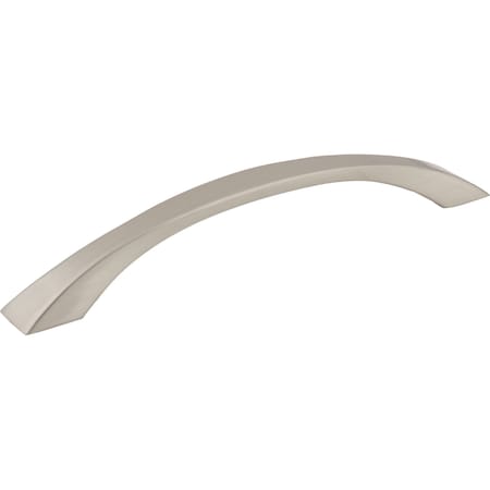 Jeffrey Alexander 160 mm Center-to-Center Satin Nickel Flared Philip Cabinet Pull 767-160SN